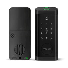 Denler DB04 Fingerprint Lock, RF Remote Controller, Bluetooth Smart Door Lock, Digital Door Lock, PIN, Card, Manual Key Access min 30-60mm Doors - Denler